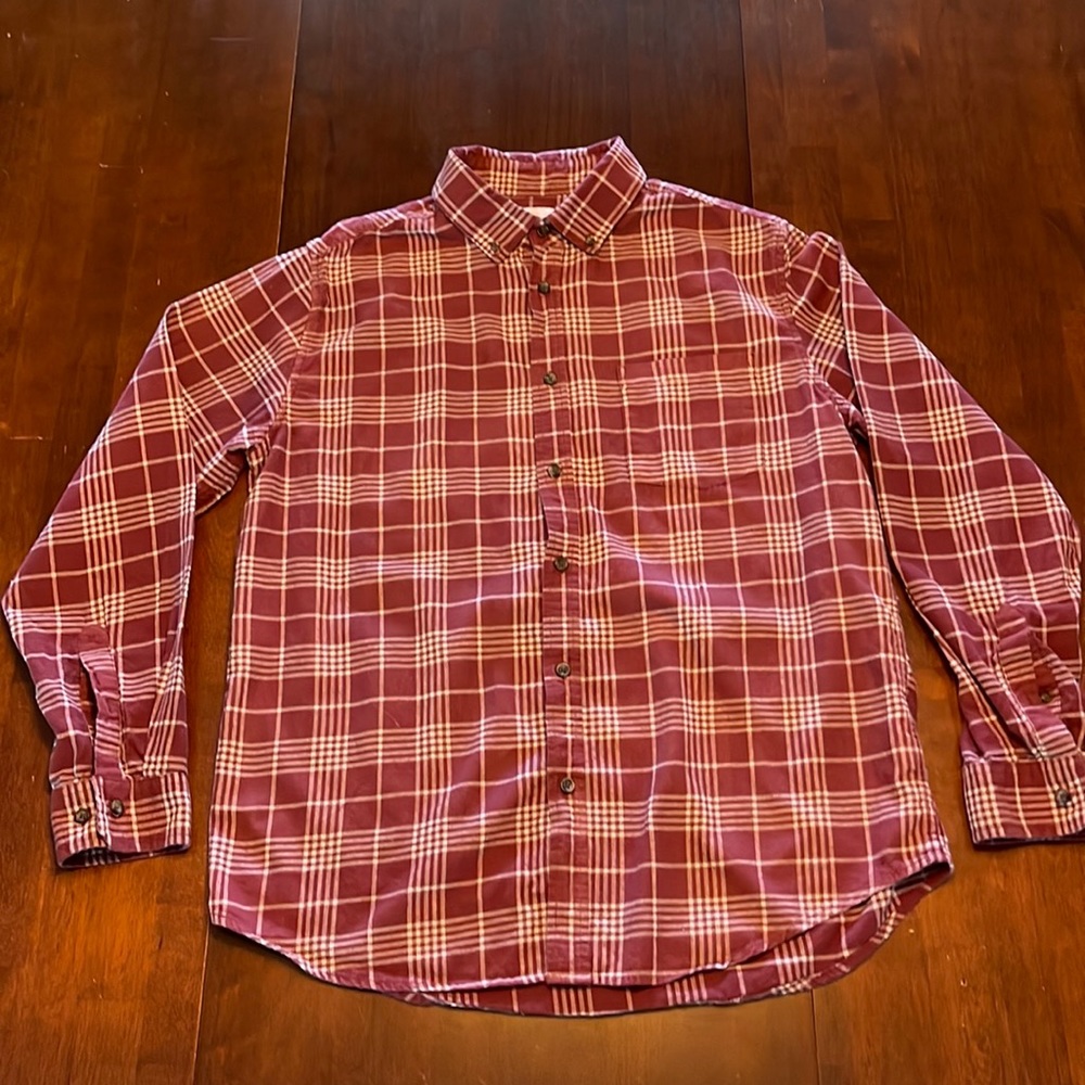 Goodfellow Men’s Button Up Flannel Shirt